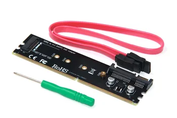 

DDR-NGFF Memory Card Slot to M.2 B-KEY SSD Adapter Converter Card SATA to M.2 (NGFF) for 2230 2242 2260 2280 SSD