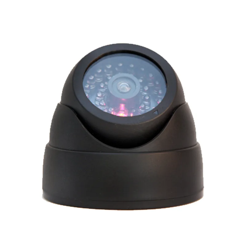 Dummy Dome Fake Security Camera CCTV False IR LED With Flashing Red LED
