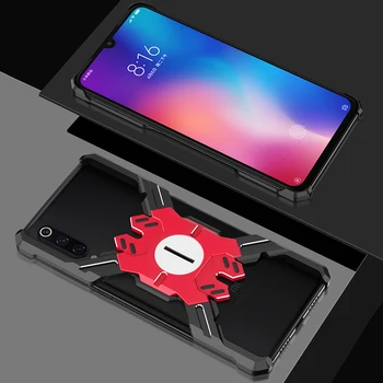 

For Xiaomi mi9 Case Luxury Shockproof Mechanical Arm Metal Aluminum Frame Phone Protective Shell For Xiaomi mi 9 Armor Case
