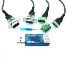 UC-3100P изолированный USB UART конвертер 1 Мбит/с RS-232 RS-485 RS-422 DB9 для Arduino Android, Windows, Linux, Mac OS 3750V все в одном