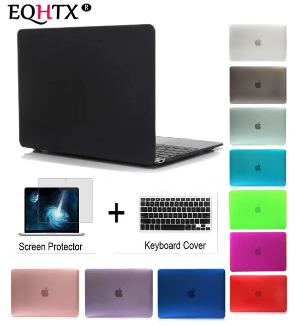 Чехол для ноутбука Apple MacBook Air Pro Retina 11 12 13 15 New дюймов с сенсорной панелью и крышкой