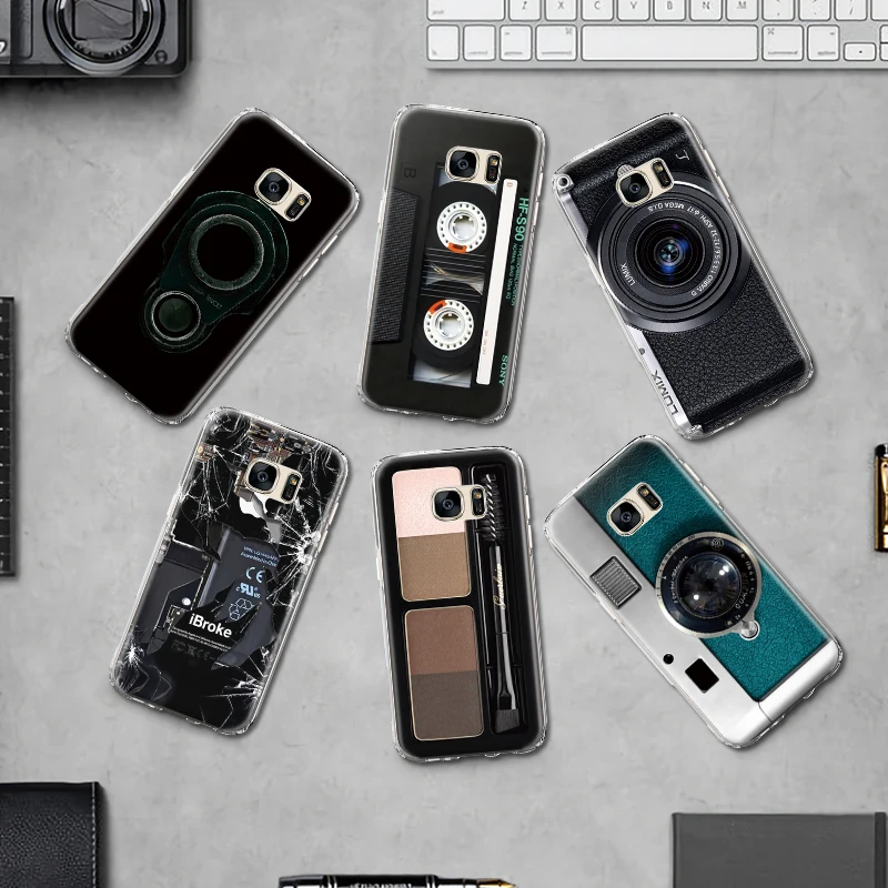 

For Samsung Galaxy J3 J5 J7 A3 A5 2015 2016 2017 Silicone Case 3D Feeling Camera Tape Phone Cases Back Cover Coque Fundas