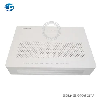 

2019 hot selling HG8240H GPON ONU/ONT with 1GE+3FE+2TEL brand new English Setup Firmware SIP FTTH Fiber Optical