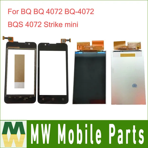 1 шт./лот для BQ 4072 BQS Strike mini отдельный ЖК дисплей и сенсорный экран сменная