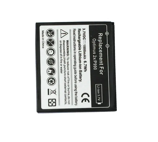 FL 53HN аккумулятор 1800 мАч + универсальное зарядное устройство для LG Optimus 2X/3D SU660/S P920