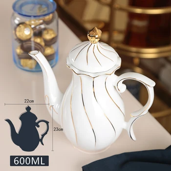 

Coffee Pot Milk Teapot Home Living Room Ceramic Coffee Pot European Style