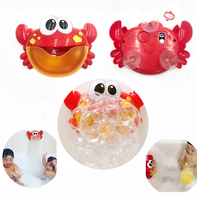 New-Arrival-Bubble-Crabs-Baby-Bath-Toys-with-Music-Funny-Bath-Bubble-Maker-Soap-Bubbles-Machine