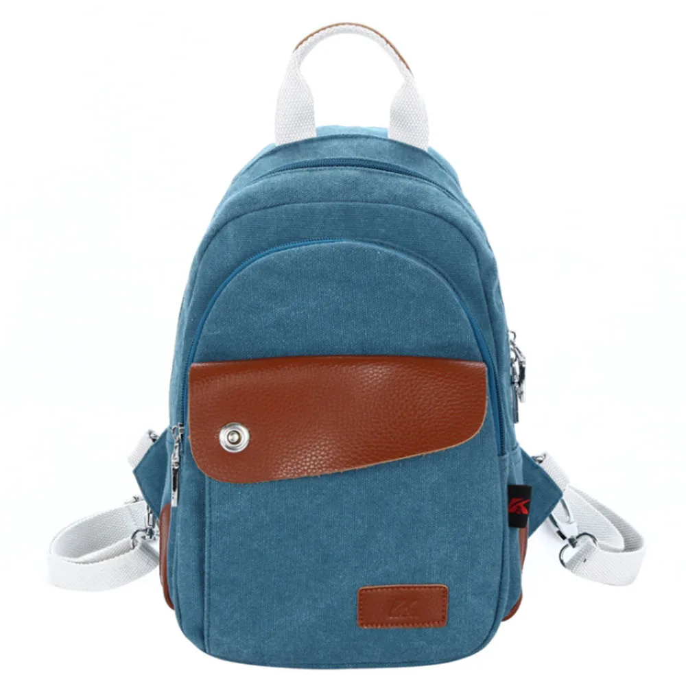 Unisex Canvas Backpacks Multi functional Casual College Shoulder Canvas