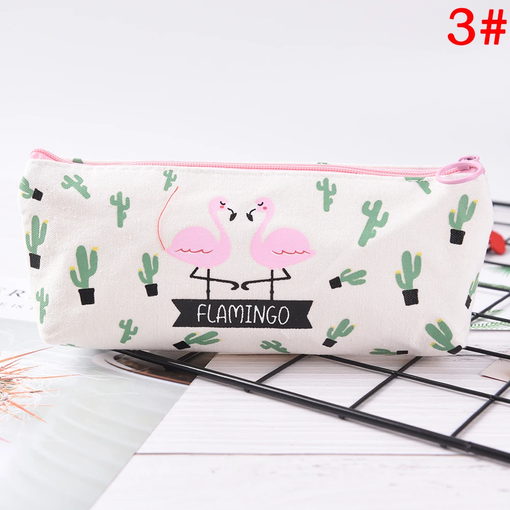 Школьные принадлежности Фламинго пенал КАЛЕМ Kutusu Estojo Эсколар Etui Pencilcase Kalemlik школы кактус Kawaii Estuches