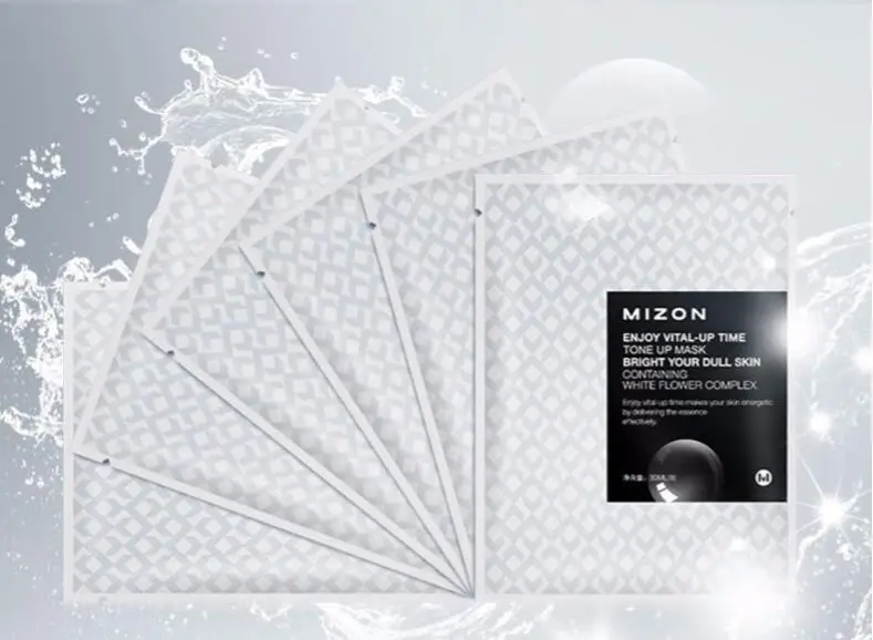 MIZON Enjoy Vital-Up Time маска для лица 6 шт. увлажняющая маска уход за кожей лица против морщин отбеливающая маска для лица Лучшая корейская косметика