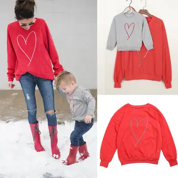 Hot Family Matching Clothes Mommy And Me Mother Son Women Boy Kid Long Sleeve Shirt Sweatshirt Pullover Jumper Top Blouse Warm
Hot Family Matching Clothes Mommy And Me Mother Son Women Boy Kid Long Sleeve Shirt Sweatshirt Pullover Jumper Top Blouse Warm