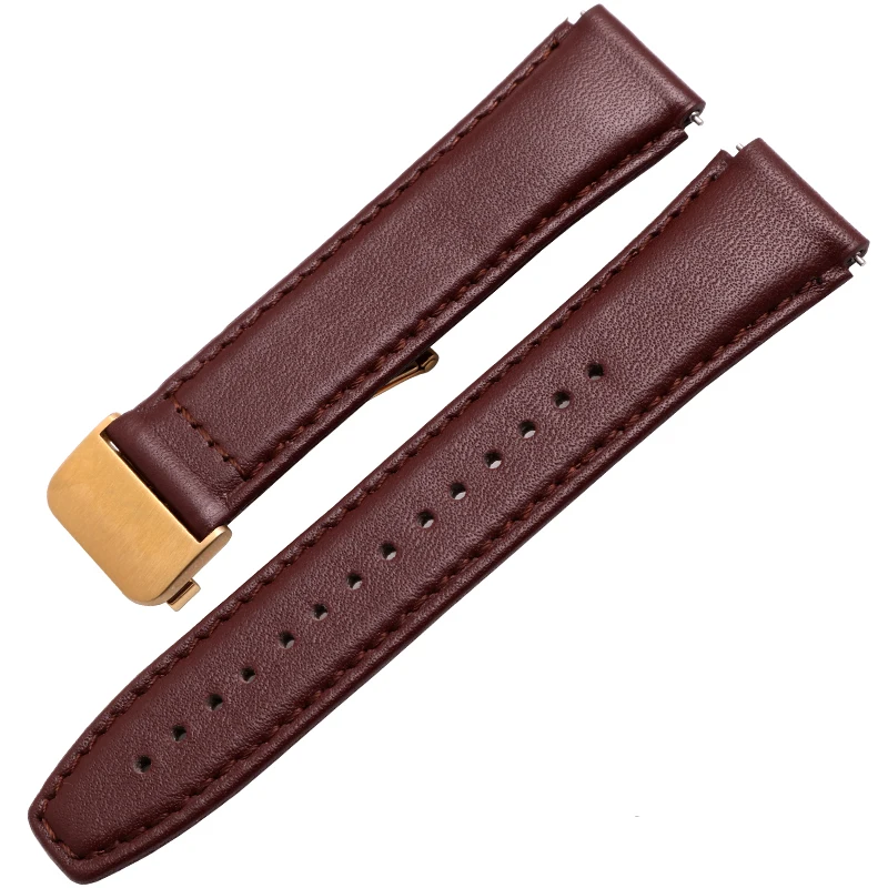 Soft calf leather strap striped watch band for HUAWEI B5 smart Bracelet replacement wrist strap