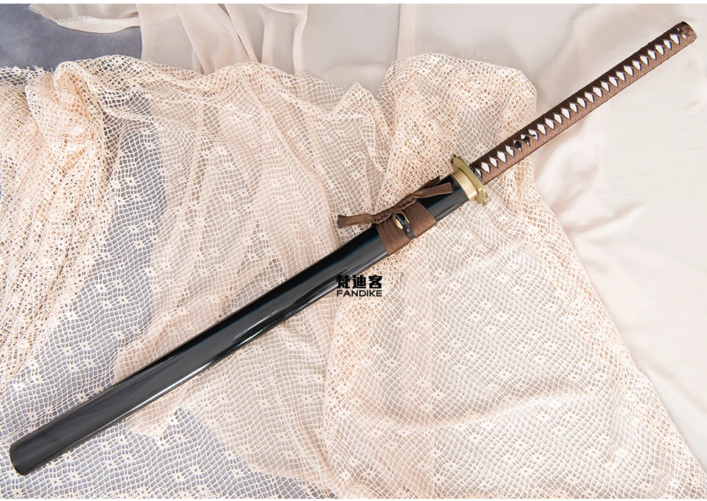 Полный Тан японский катана, дамасская сталь острое лезвие самурайский меч железо 1060 углеродистая сталь лезвие японский ручной работы