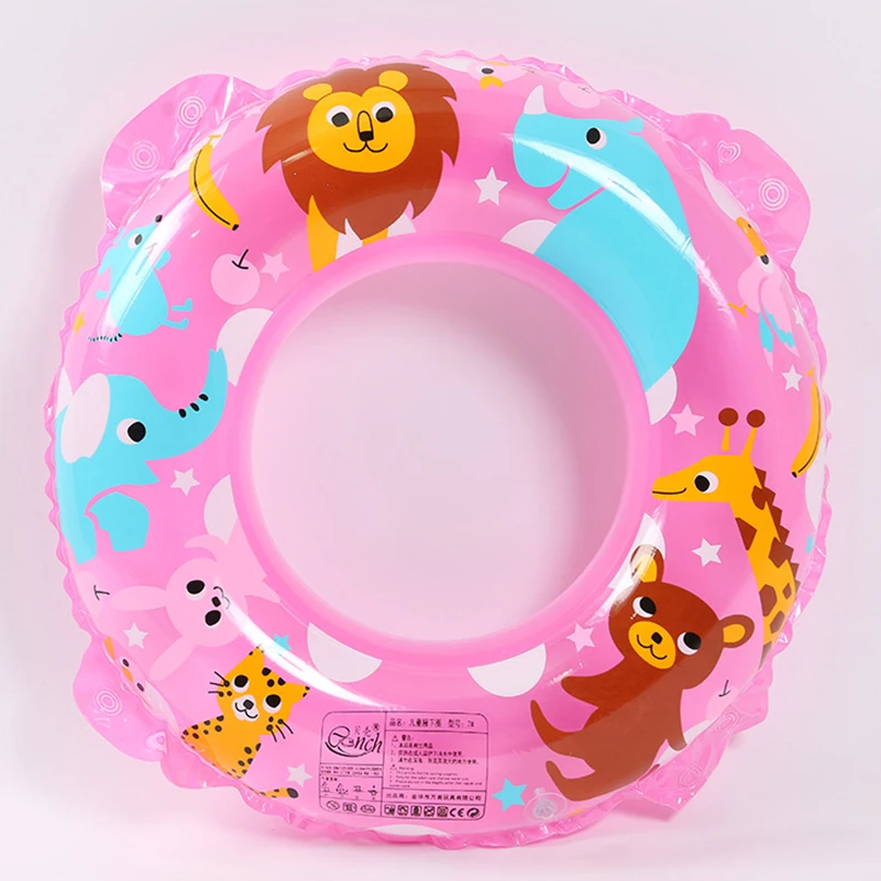 Kids Inflatable Swimming Rings Children's Pool Float Print Strawberry