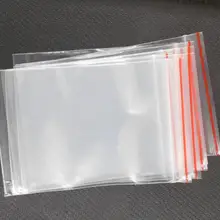 Бусины 500 шт прозрачные(Общая площадь: 5 см х 4 см) пластиковые пакеты на молнии 6 см х 5 см(2 3/" х2"