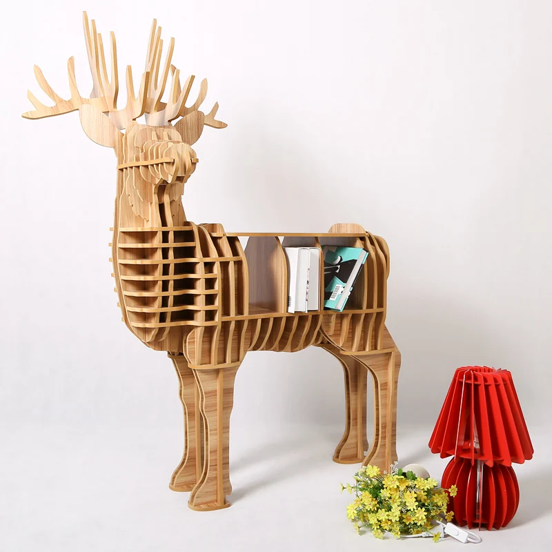 High-end 9mm Wood Deer Desk Deer Table Wood Furniture Brand New TM001M