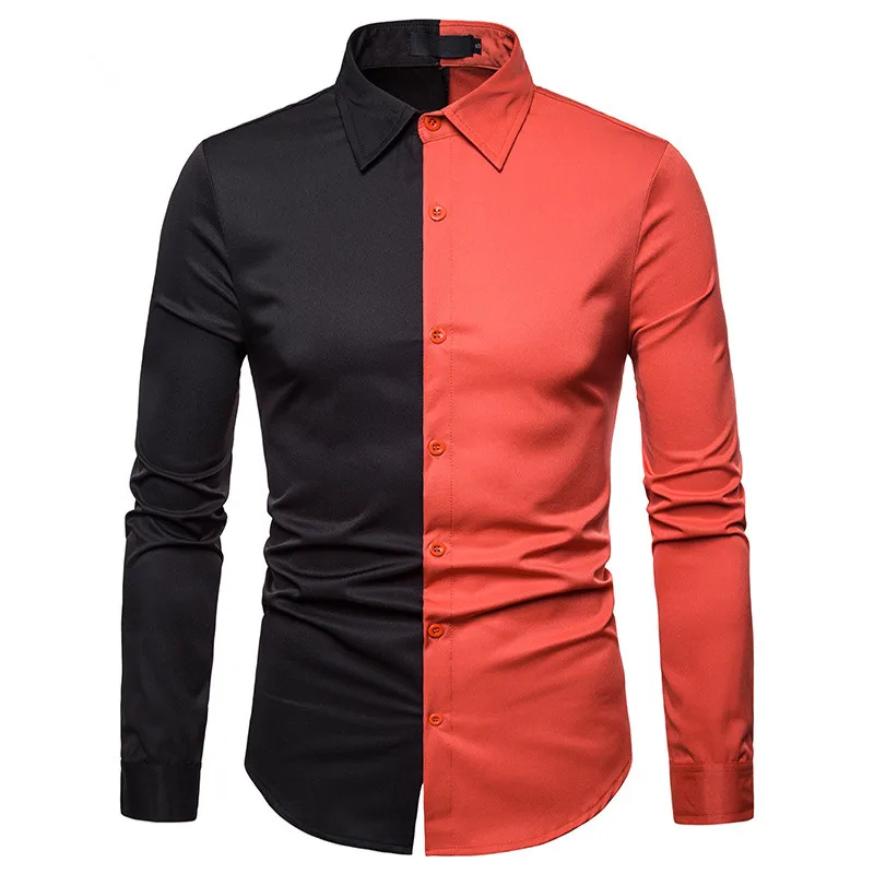 red black shirt mens