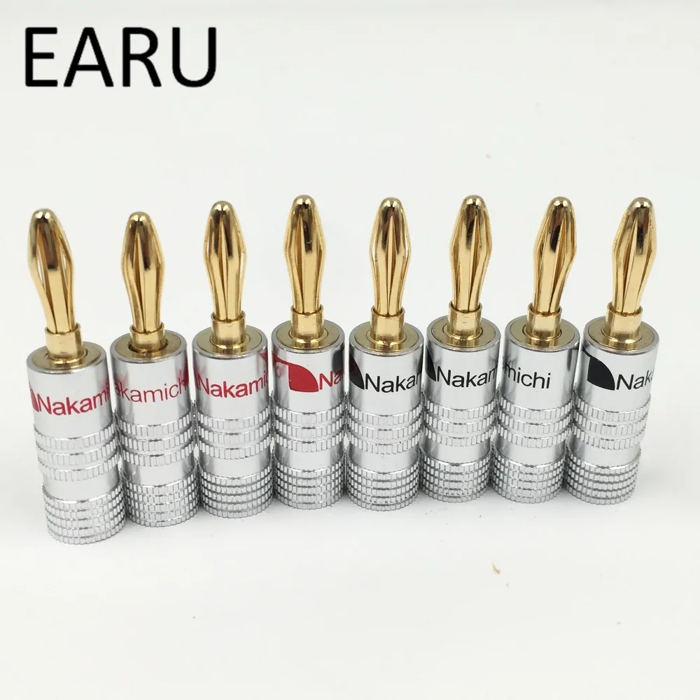 100pcs GD Amp Nakamichi Speaker Banana plug connectorsin Connectors