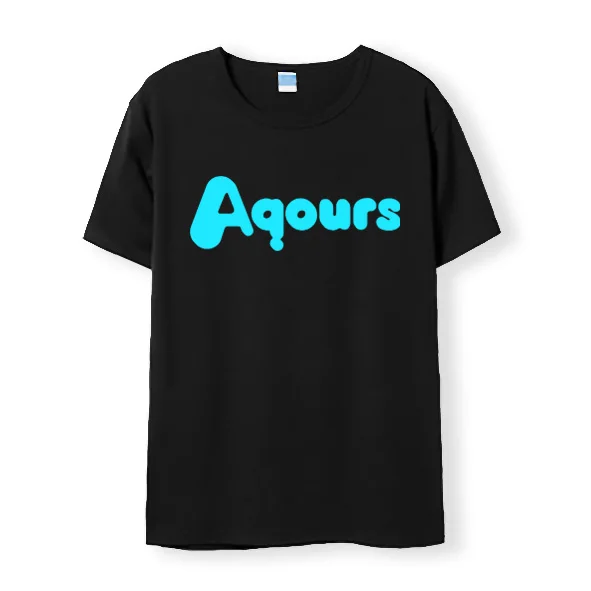 

New Japan Anime Love live lovelive sunshine cosplay t-shirt Aqours men t shirt summer cotton Tees Tops