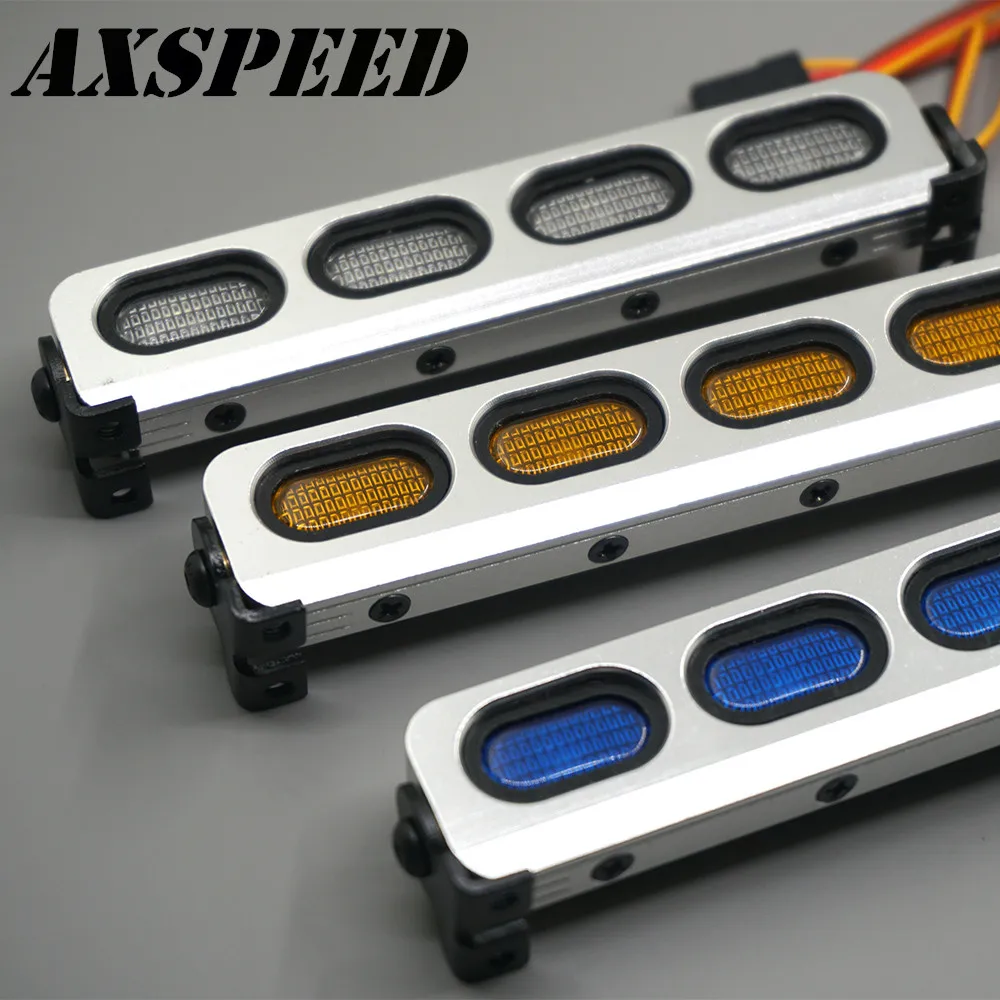 

Roof Light Bar 4 LED for 1/10 TRX-4 SCX10 D90 Wraith Crawler