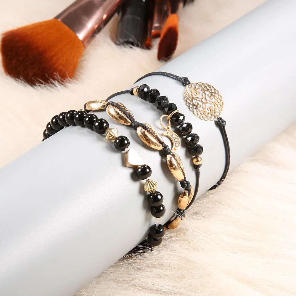 SUMENG богемные оболочки браслет с Луной набор Модный популярный браслет женский подарок винтажный браслет вечерние Ювелирные изделия Подарки Оптом