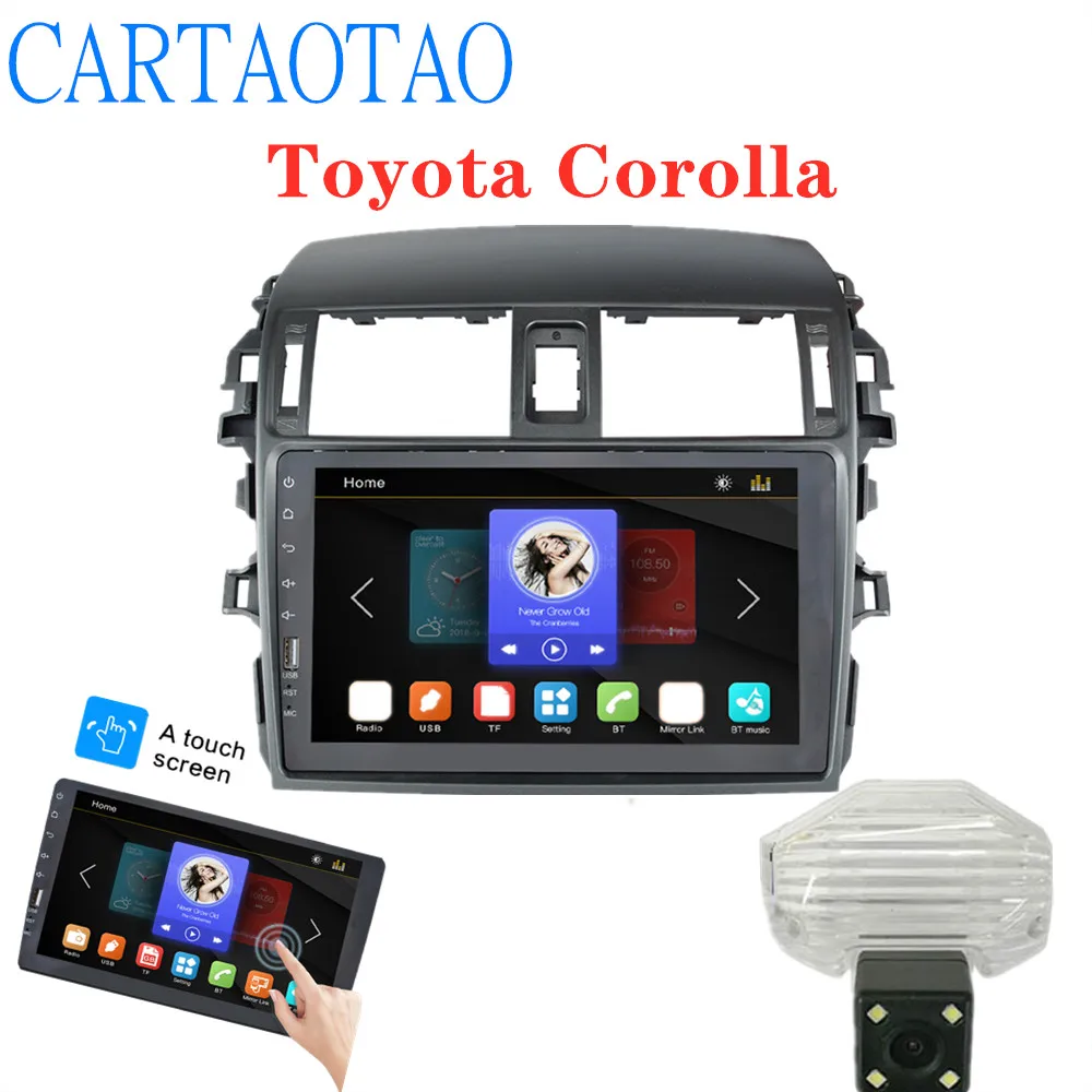 

Car Radio mp5 player 9" touch screen Multimedia Video Player 2 din car MP5 mirror-link For Toyota Corolla E140/150 2008 - 2013