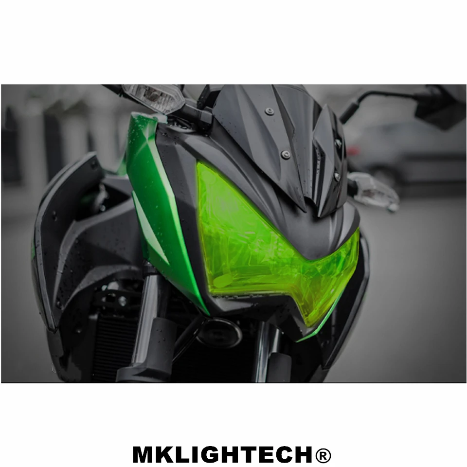 MKLIGHTECH для KAWASAKI Z250 Z300 2015 2018 Z800 мотоциклетная акриловая Защитная крышка фар|headlight