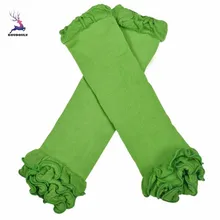 DOUDOULU/женские гетры с оборками; леггинсы для девочек; infantil protectores de rodillas; Наколенники Носки ярких цветов; гетры; Прямая поставка