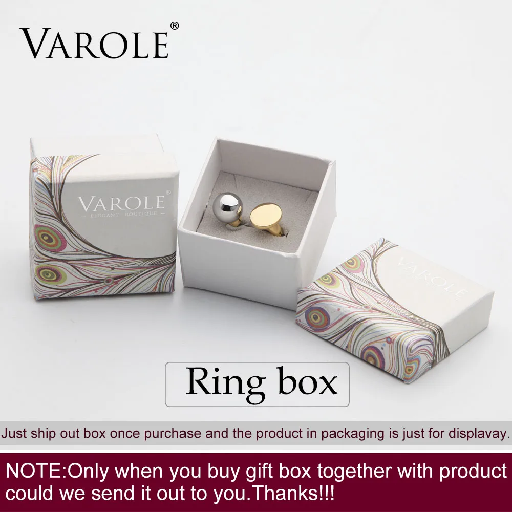 VAROLE Ring Jewelry Box Just Only Gift Box No Product-in ...
