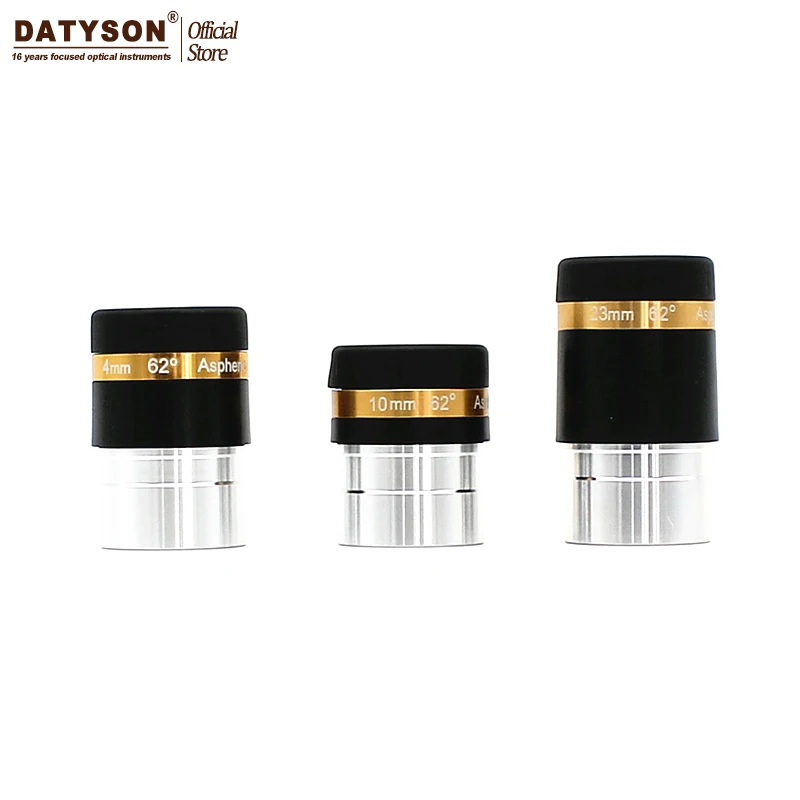 Revestido para 1.25 Telescópio Ocular Asférica 4 e 10 e 62 23mm hd Wide Angle Grau Lente Totalmente 31.7 Milímetros Telescópio Astronômico M0029 5 graus lente 4 10 23mm totalmente revestido