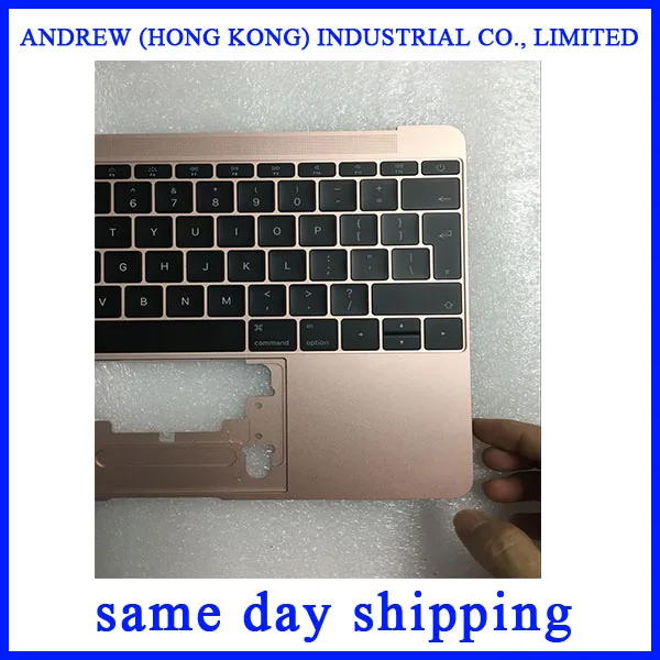 A1534 цвет розового золота для Macbook 12 ''A1534 UK Topcase Rest с клавиатурой 2016 2017|Клавиатуры