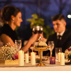 6 шт. ICOCO Swing Мерцающая Электронная свеча светодиодные свечи с искусственным пламенем лампа на батарейках для свадебного дома романтическое