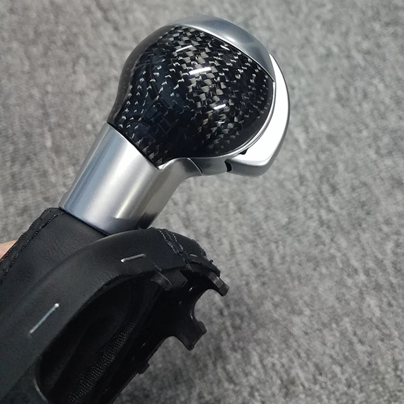 

Automatic Carbon Fiber Gear Shift Knob + Gaiter Boot Dust Cover for Audi Q3 A3 S3/ VW Golf for DSG S-Tronic
