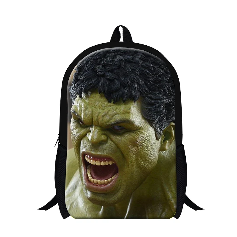 

Brand New Fashion Cartoon Men's backpacks Hulk Print School Bag For Teenager Boys Casual Travel Bags Mochila Kids Book Bag