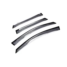 Visor Vent Shades Window Sun Rain Guard Deflector 4pcs For Porsche Macan 2014 2015 2016