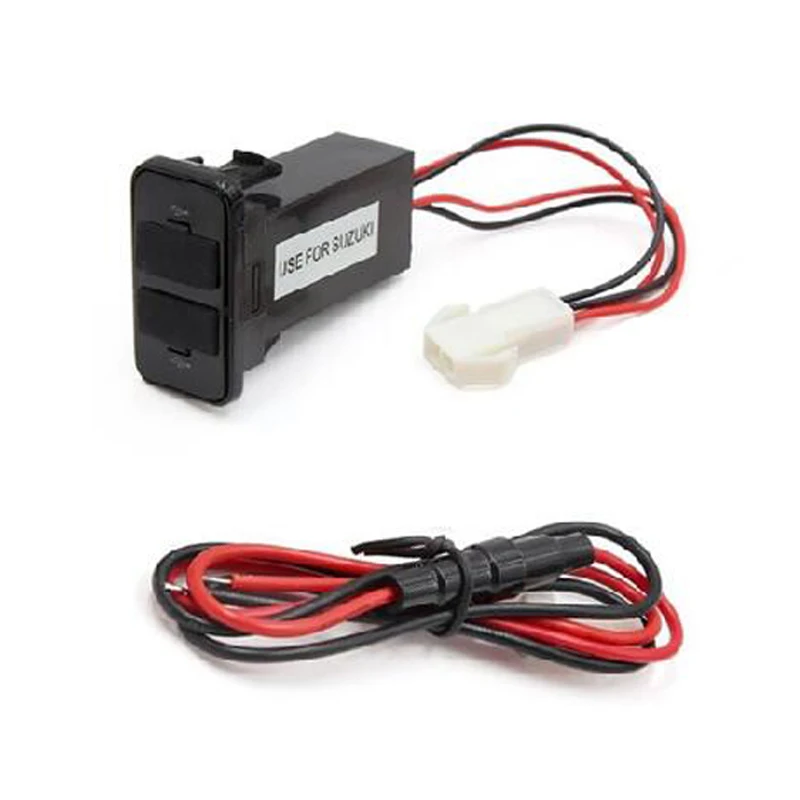 Двухкомпонентное автомобильное зарядное устройство Biurlink с двумя usb портами для