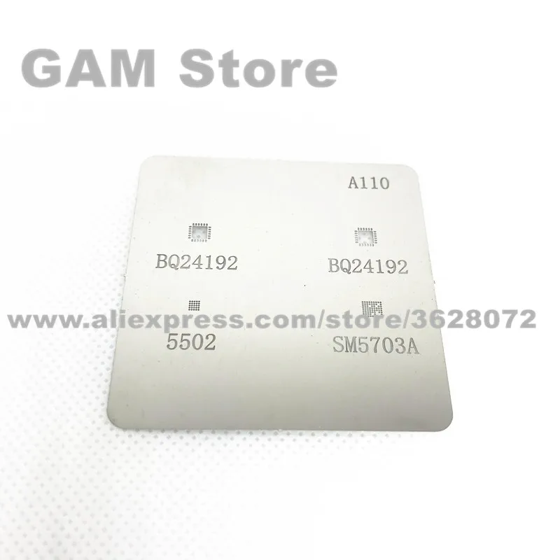 

SM5703A BQ24192 SM5502 BGA Stencil Power Charger IC PM Chip Reballing Pin Soldering BGA Direct Heating Template A110