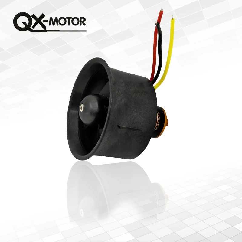 QX двигатель 64 мм трубка EDF блок с 4500KV бесщеточным Мотором для модели RC 40A ESC|Детали