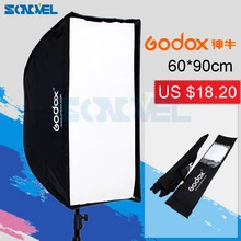 Godox 60*90 60×90 cm paraguas softbox godox plaza portátil reflector para flash speedlite para canon para sony para nikon