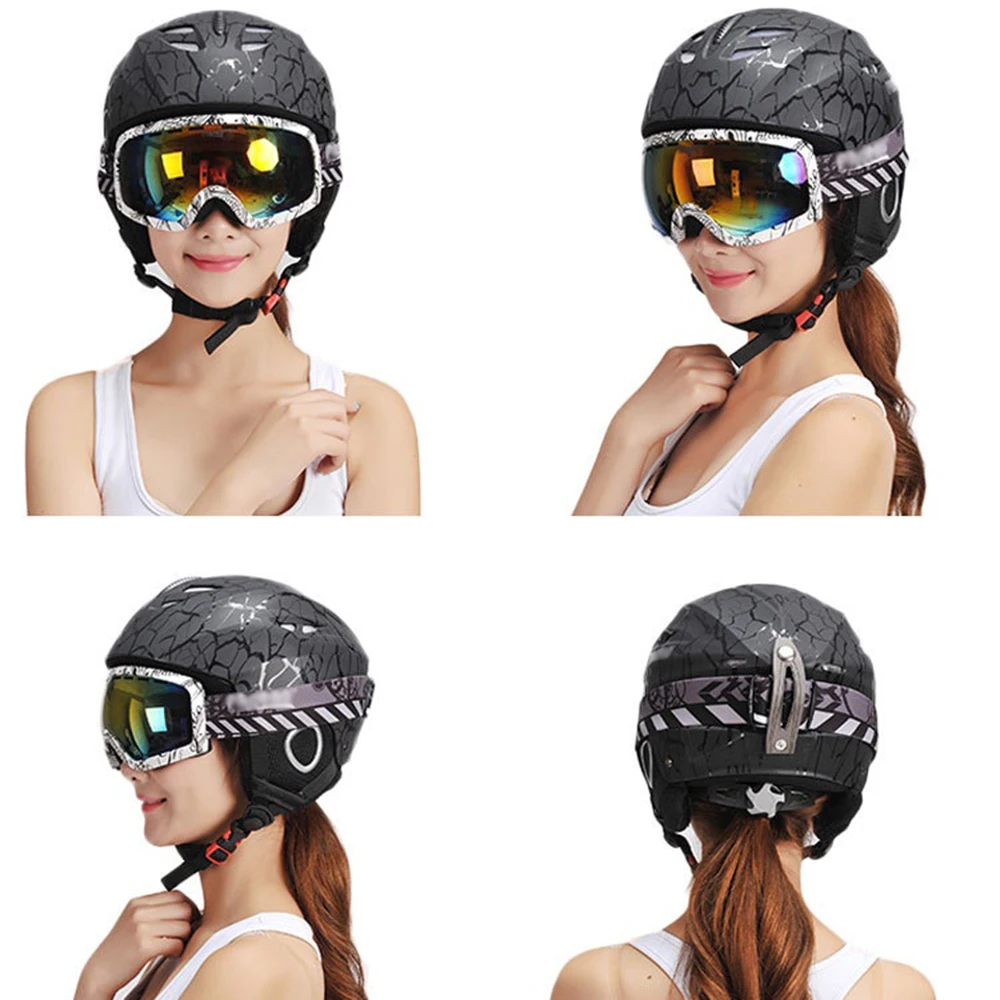 Открытый лыжный шлем интегрально-литой зимний лыжный шлем для мужчин женщин Катание на коньках скейтборд лыжный шлем аксессуары M L Размер
