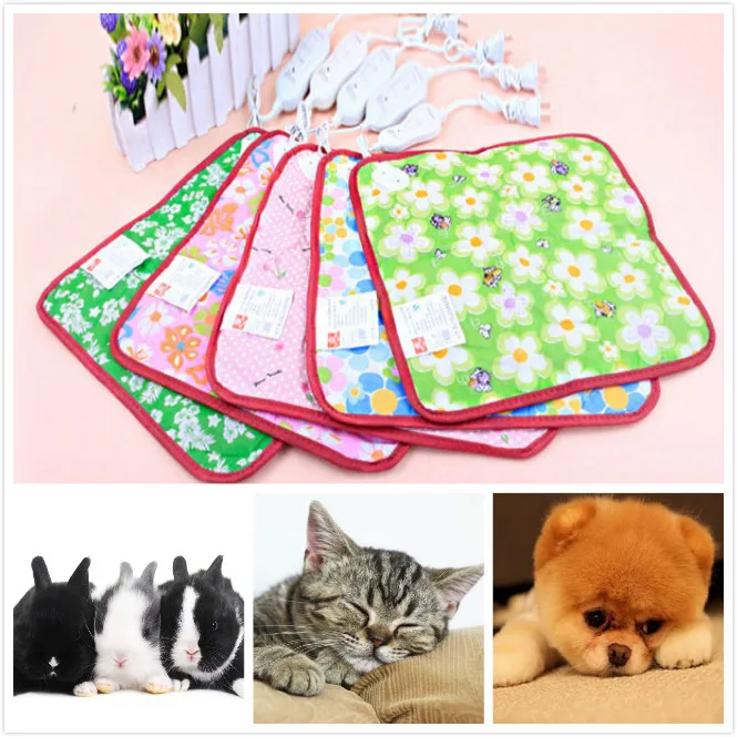 

Pet Warm 220V Electric Heated Heating Pad Mat Blanket Bed For Dog Cat Winter1`