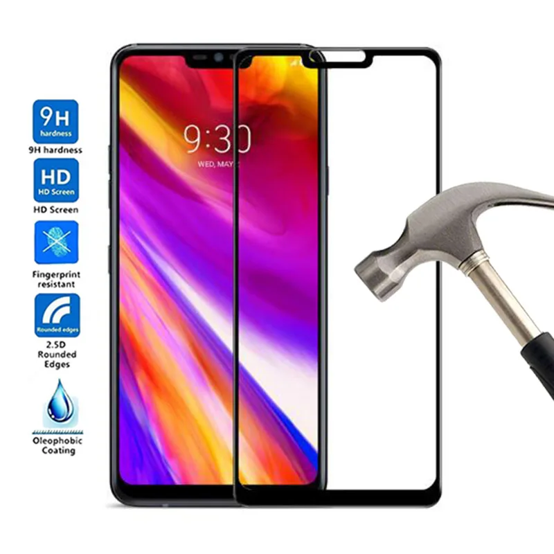 9 H Премиум закаленное Стекло для LG G7 Экран Full cover Закаленное Защитная пленка ThinQ 10 6