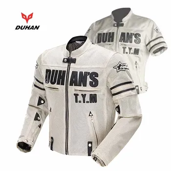 

2018 Summer breathable mesh motorcycle jacket DUHAN professional Moto racing jackets motorcycle riding clothe size M L XL XXL