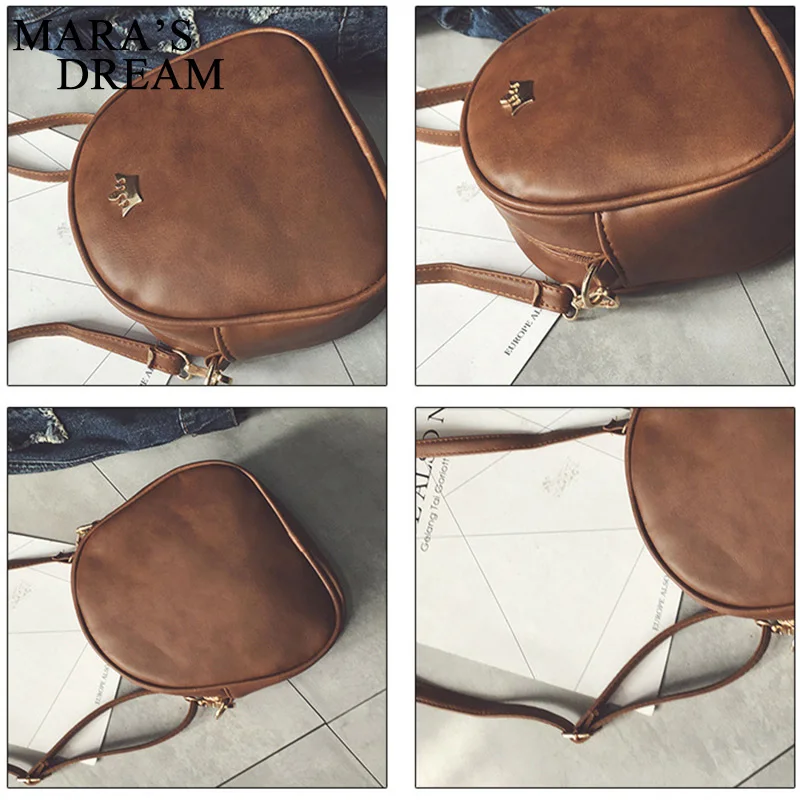Mara's Dream 2018 Fashion Women Handbag Messenger Bags PU Leather Shoulder Bag Lady Crossbody Mini Bag Female Crown Evening Bags Mara's Dream 2018 Fashion Women Handbag Messenger Bags PU Leather Shoulder Bag Lady Crossbody Mini Bag Female Crown Evening Bags