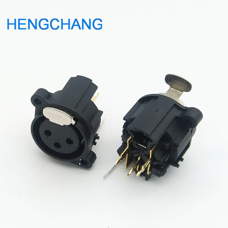 3Pin XLR розетка Монтажная панель шасси разъем адаптер|Коннекторы и разъёмы| |