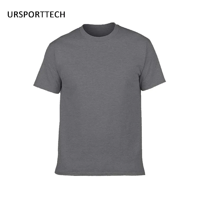 1 PCS Gildan Quality Men's Summer 100% Cotton T-Shirt Men Casual Short Sleeve O-Neck T Shirt Comfortable Solid Tops Tees