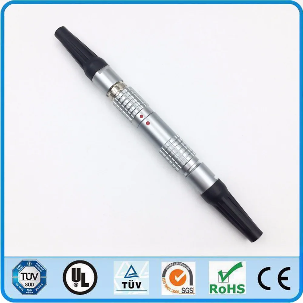 

LEMO Metal Circular Connector FGG PHG 1B 2 3 4 5 6 7 8 10 14 16 pin FGG Male Plug and PHG Female Free Socket