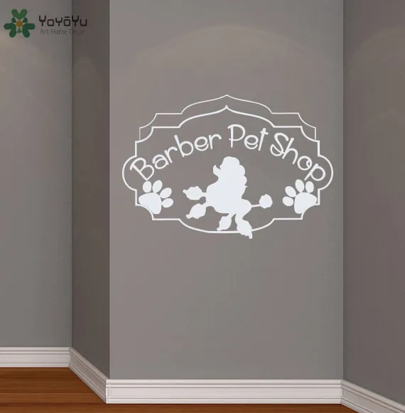 PET SALON VINYL DECAL STICKER BUSINESS SIGN GROOMING SHOP PET SHOP WINDOW WALL