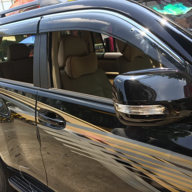 Чехол для Toyota Prado FJ150 FJ 150 2010 2016 4 шт. солнцезащитный козырек от дождя окна