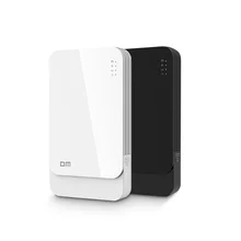 DM WFD027 Wireless WiFi Portable Hard Disk Drive Enclosure USB3.0 to SATA for 2.5 inch HDD SSD Black/White Color Fashion Design